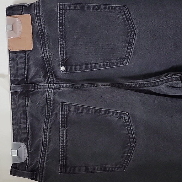 &Denim Size 6 Washed Black 90's Baggy Jeans Ultra High Waist, Gently Used Cond. - Picture 13 of 13